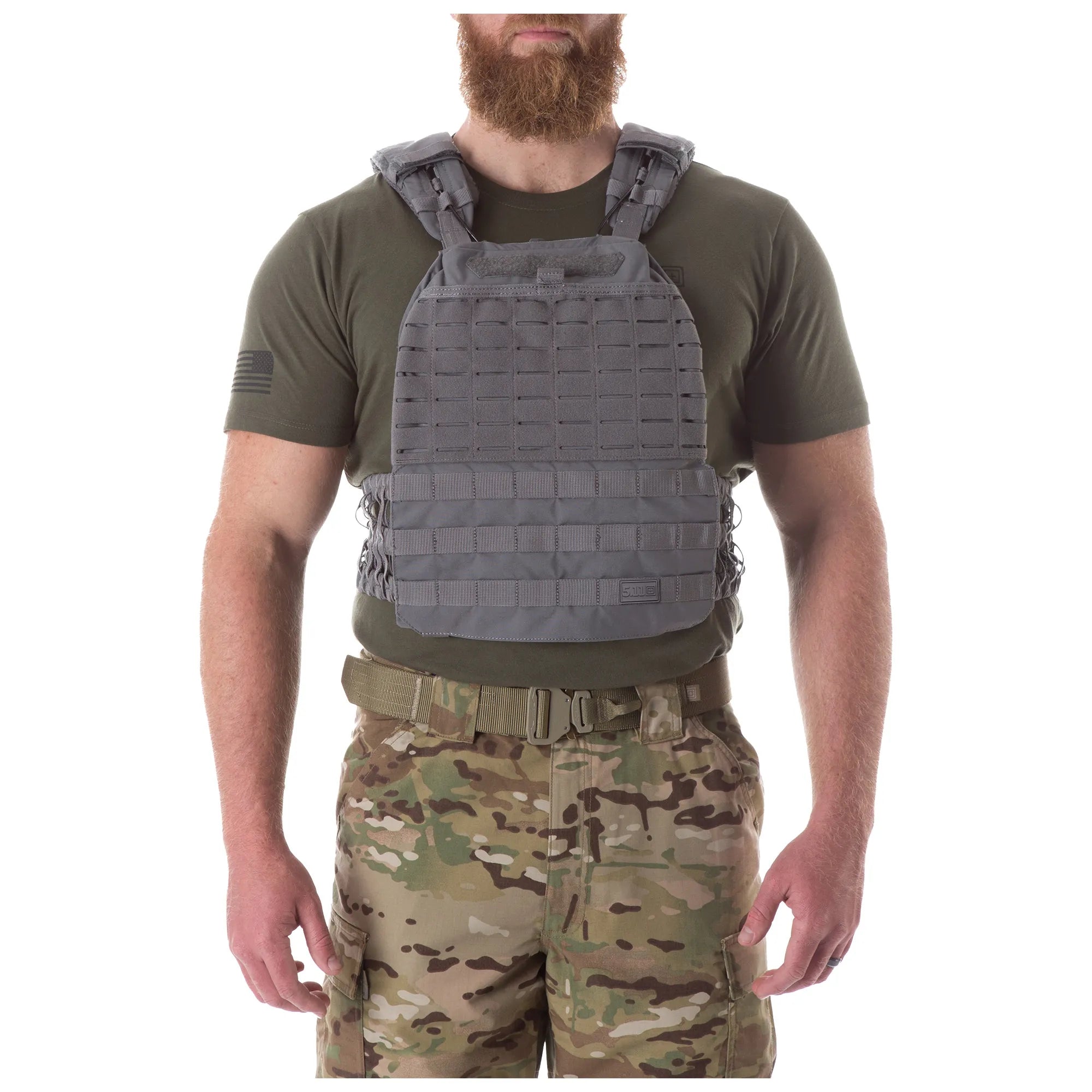 Tactec Plate Carrier Weighted Vest Storm