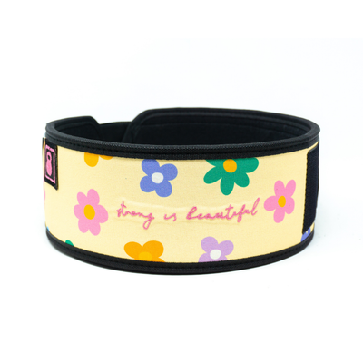 2POOD Strong Is Beautiful by Aimee Cringle 4" Weightlifting Belt