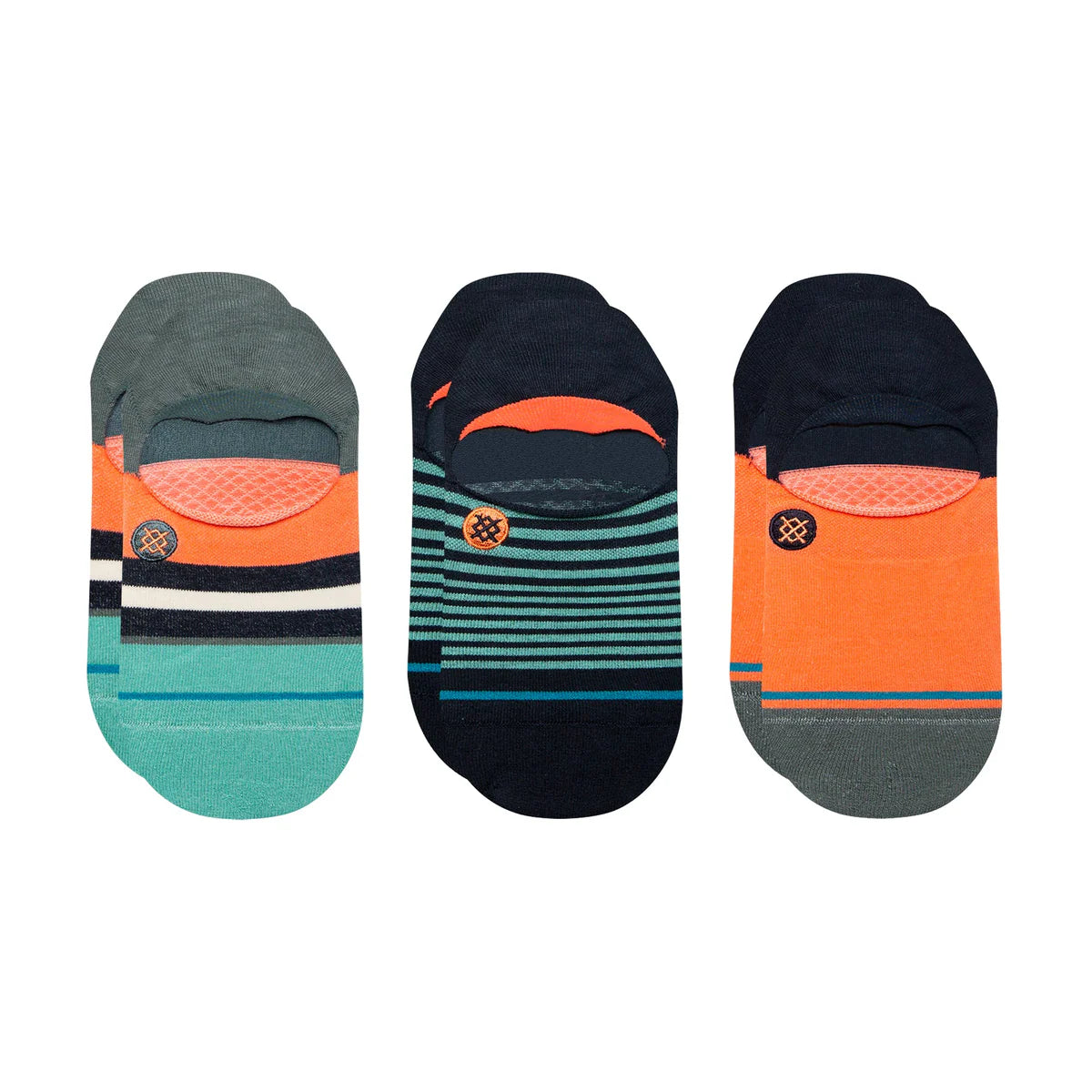 Neptune 3 Pack No Show Socks