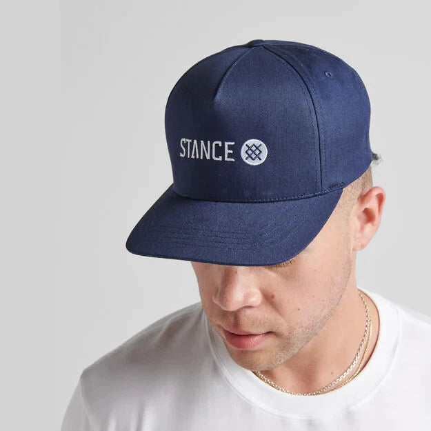 Stance Icon Snapback Hat Navy
