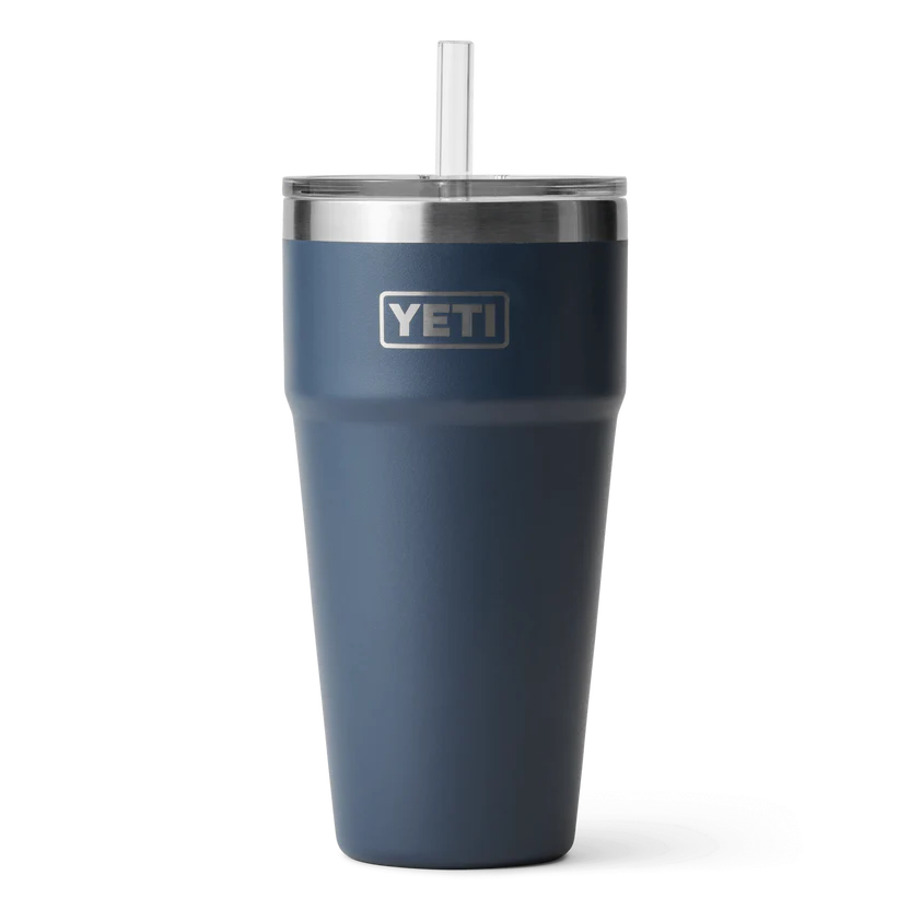 Yeti Rambler 26 Oz Straw Cup Navy