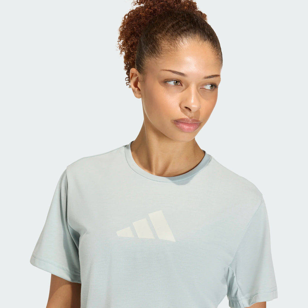 Adidas Workout Essentials Big Performance Logo Training T-Shirt Wonder ...