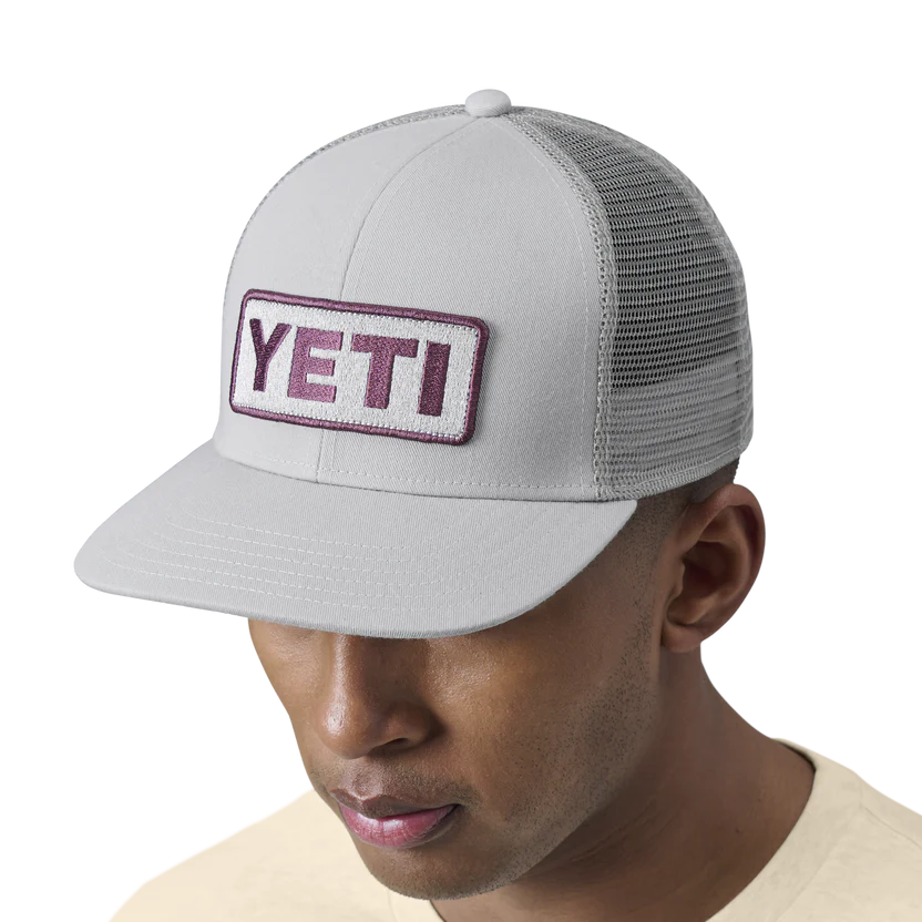 Yeti Logo Badge Mid Pro Trucker Hat Grey