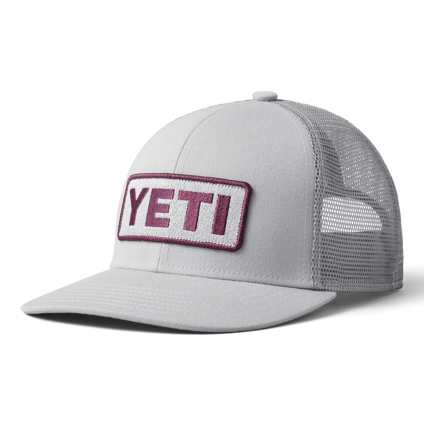 Yeti Logo Badge Mid Pro Trucker Hat Grey