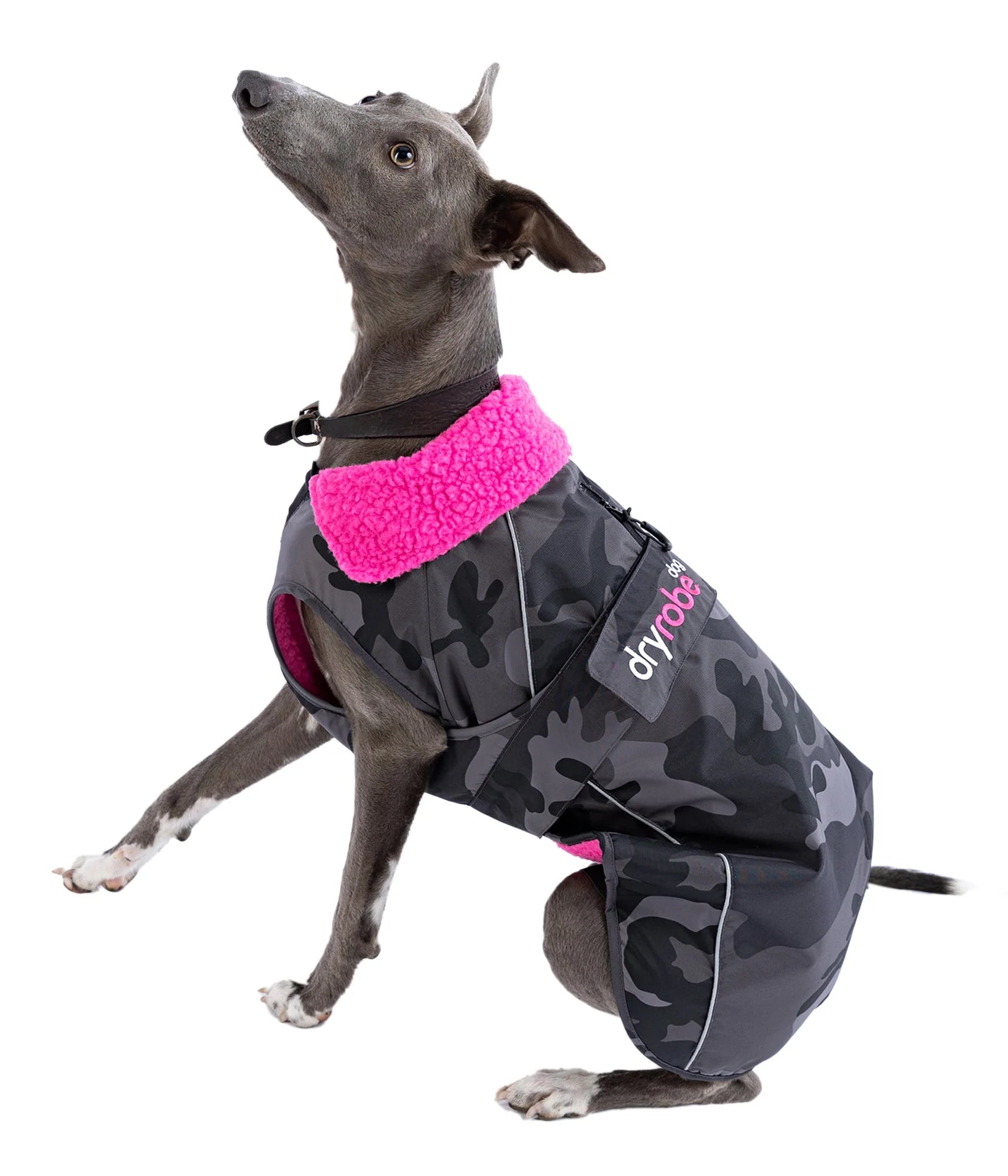 Dog Coat Camo Pink