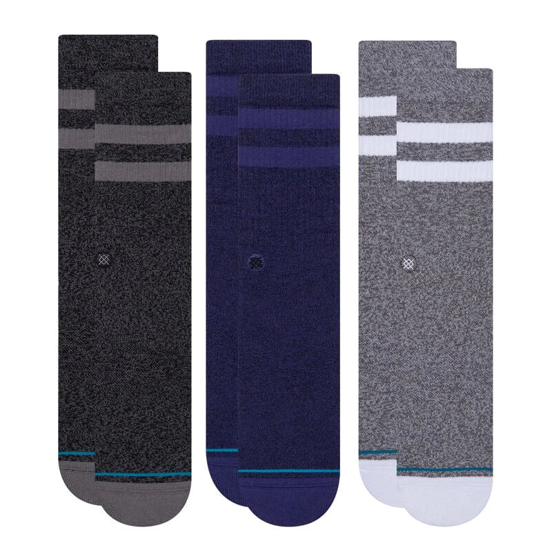 STANCE Bayside Crew Socken 3er Pack - Gezielte Dämpfung & Nahtlose Zehen
