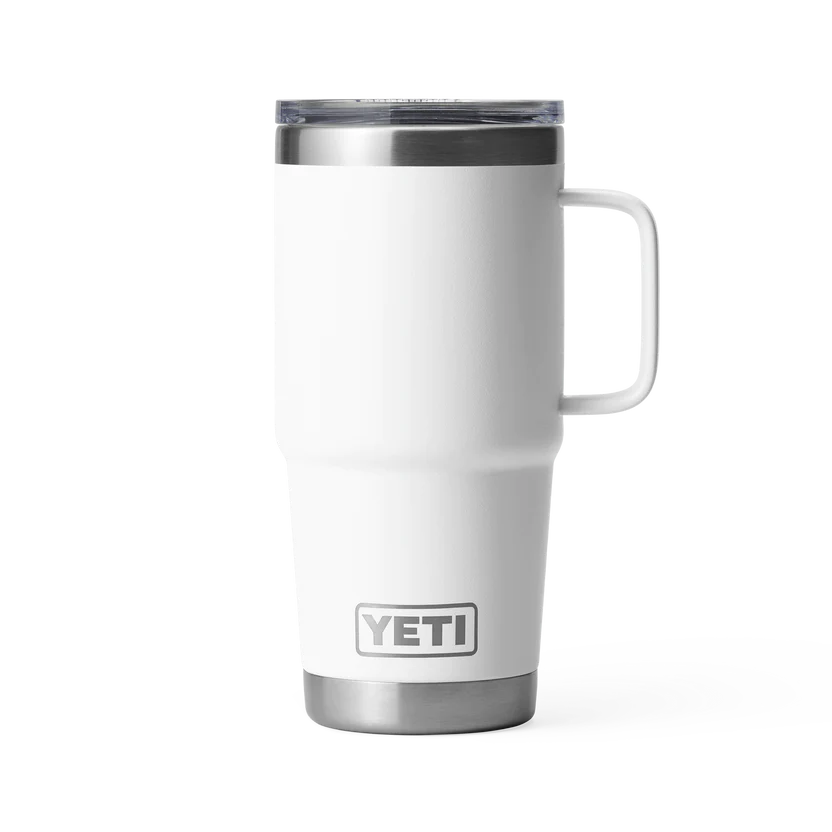 Yeti Rambler 20 Oz Travel Mug White