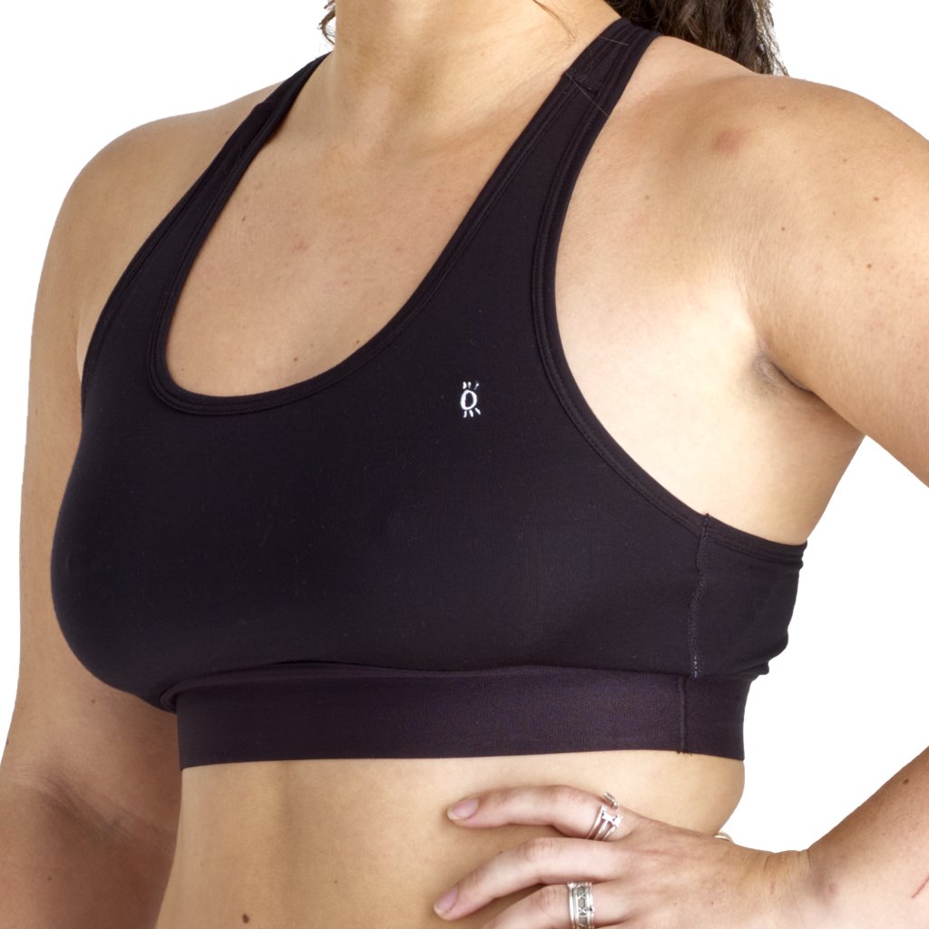 Halo Lounge Bralette in Jet Black