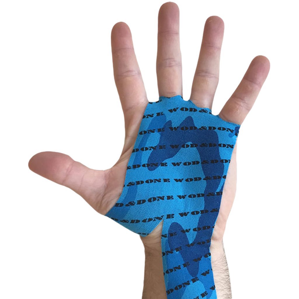 Wod & Done Hand Protection Blue Camo 10 pack