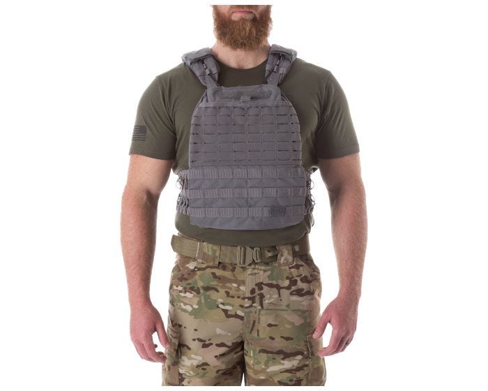 5.11 Tactec Plate Carrier Weighted Vest - Storm