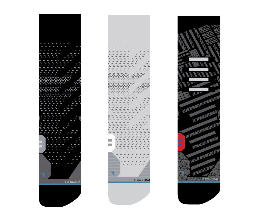 Stance Run Crew 3 Pack Training Socks