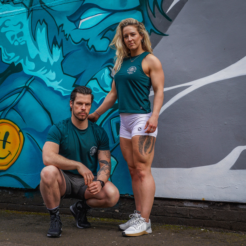 Heavy Rep Gear Mariners of Muscle T-Shirt in Teal