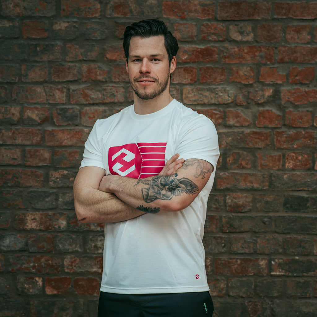 Heavy Rep Gear Flag T-Shirt in White
