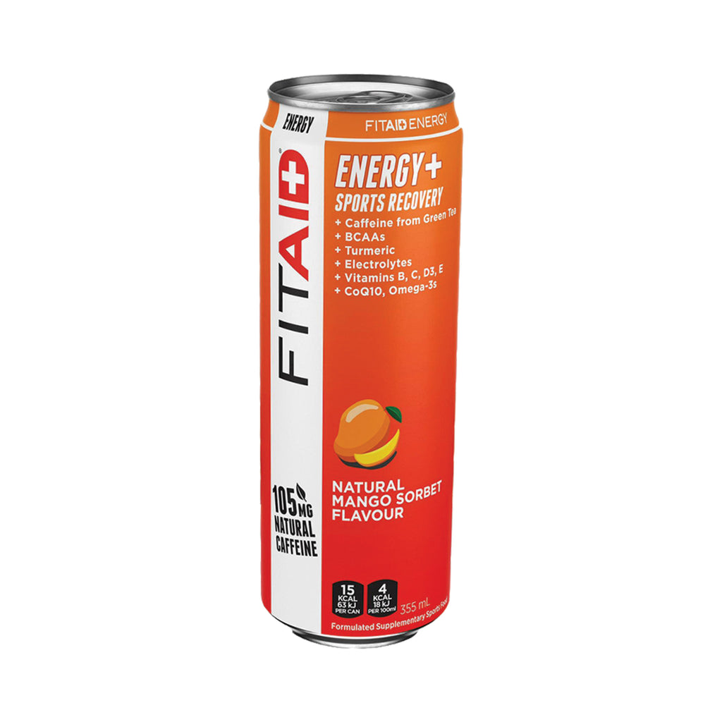 FitAid - Energy + Sports Recovery - Mango Sorbet - 355ml