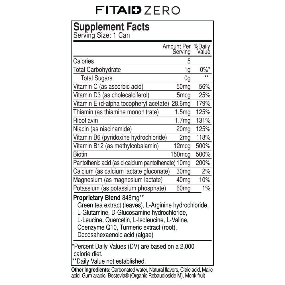 FitAid - Athletic Recovery Zero Sugar - Citrus Medley - 355ml