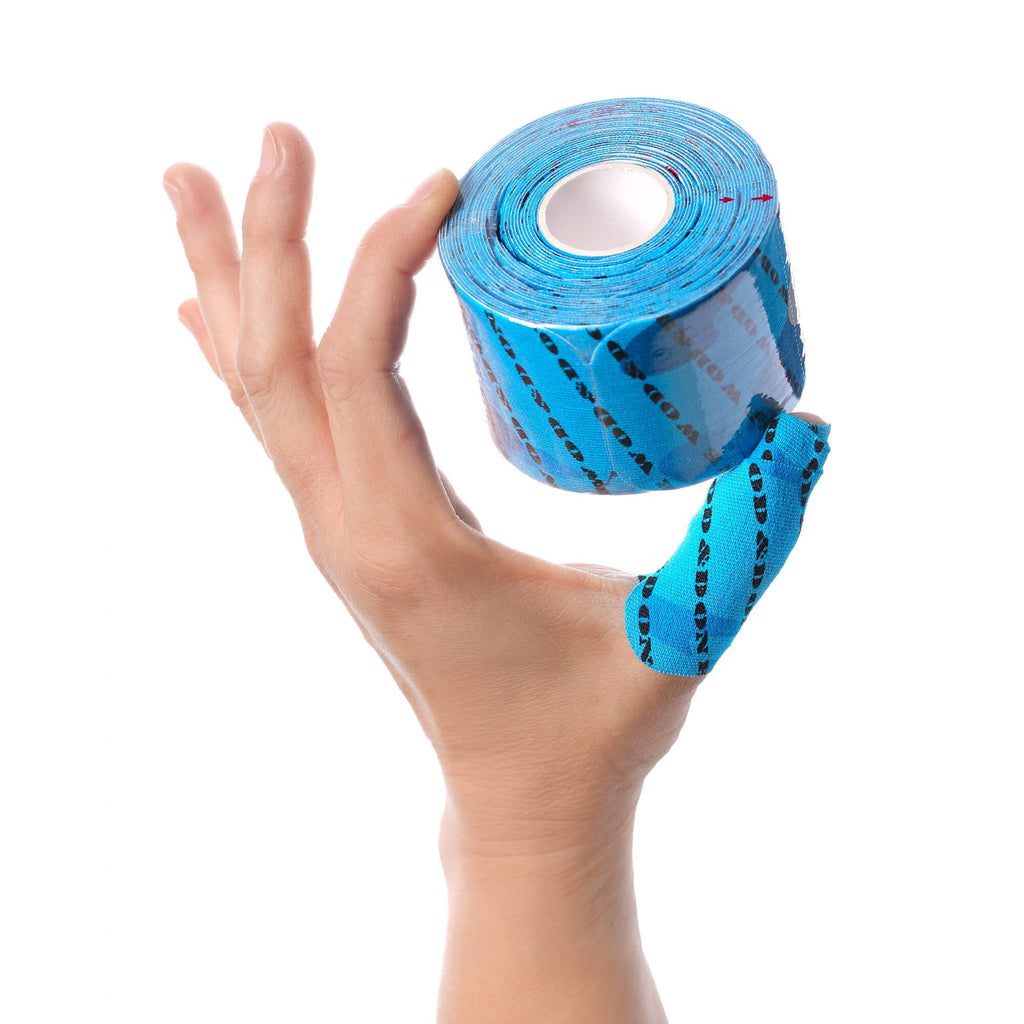 Wod & Done Thumb Protection Strips in a Roll Blue