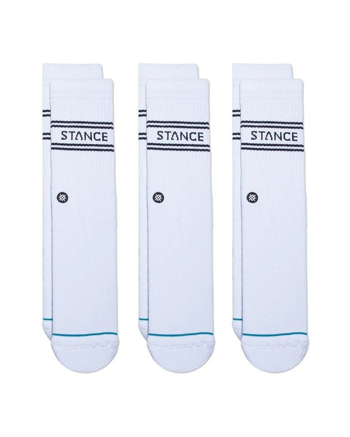 Stance Basic Crew White 3 Pack