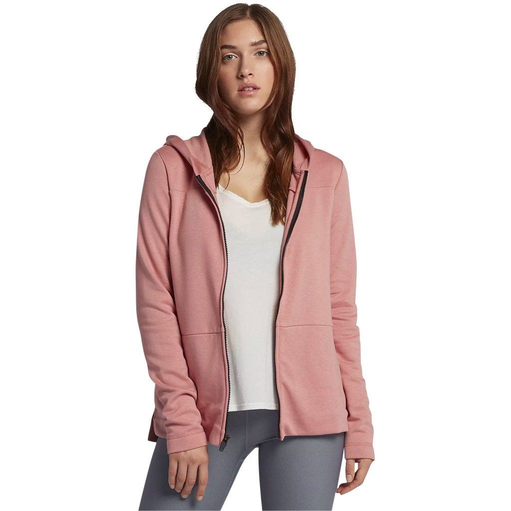 Hurley One & Only Icon Fleece Full-Zip Hoodie - Women's Heather Cool Grey A, L